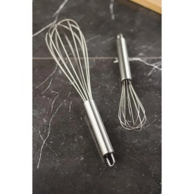 Resim Feyza Design 2'li Metal Çırpıcı Seti, Dayanıklı ve Pratik Mutfak Gereçleri 