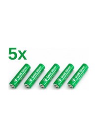 Resim Gold Silver 18650 El Feneri Ve Kafa Lambası İçin Şarj Edilebilir Li-ion Pil - 3200 Mah 4.2v 5 Adet 