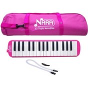Resim Nara 32 Tuşlu Çantalı Melodika Pembe 