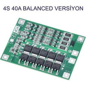 Resim 4s 40a 16.8v Bms Balanced ve Enhanced Versiyon 