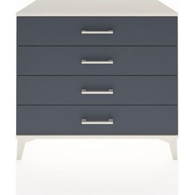 Resim Hyperion Şifonyer 4 Çekmeceli 88x44x80 Aytaşı-antrasit Aytaşı 