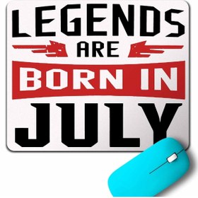 Resim Kendim Seçtim Legends Are Born In Aprıl Doğum Günü Hediye Mouse Pad 