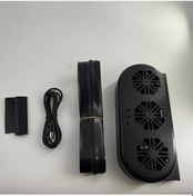 Resim Xuweiwei Black Kompakt Araç Havalandırma Fanı, Araç Hava Temizleyici, Usb Güçlü, Koku Ve Duman Giderir, Kolay Kurulum, Çift Mod 