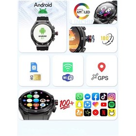 Resim Wearfitpro Hw18 Call 2 Btk Sim Kartlı Kameralı Amoled Ekran Gps Yeni Nesil Özellikler Android Akıllı Saat 