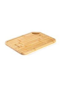 Resim Tantitoni Bambu Köşe Tutacaklı Kesme Tahtası 33x24cm Ahşap 