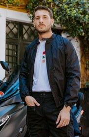 Resim Scudo Madrid Siyah Erkek Motosiklet Ceketi 