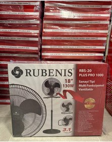 Resim Rbs-20 Plus Pro 1000 18" 130w Sanayi Tipi Vantilatör 