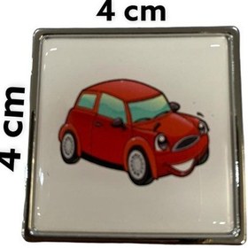 Resim Simge Kare Krom Çekmece Düğmesi 