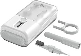 Resim Hemobllo 1set Multifonksiyonel Kulaklık Temizleme Seti Kulaklık Temizleme Fırçası Temizlik Bezi Ve Tuş Çekme Aparatı Ile Uyumlu Akıllı Telefon Ve Bilgisayarlar Için Çözüm 