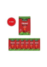 Resim Ofçay Tiryaki Siyah Çay 1 Kg X6 Adet Geleneksel Dem, Yoğun Aroma 