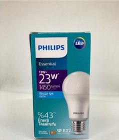 Resim Philips 13W/100W E27 Beyaz Led Ampul 
