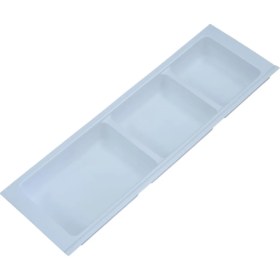Resim Mutfak Çekmece Içi Üç Bölmeli Kaşıklık 16cm X 48cm Beyaz 