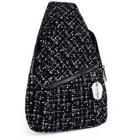 Resim Westbag Hakiki Deri Siyah Unisex Premium Omuz Çantası Çapraz Çanta Bodybag Siyah Beyaz Süet 
