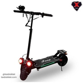 Resim Elektrikli Scooter 2000w Amortisörlü Çita Yb-f7 Sway 2024 Siyah 