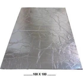 Resim Türkeli Alüminyum Folyolu Kendinden Yapışkanlı Oto Ses ve Isı Yalıtım Malzemesi 100X100 