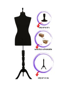 Resim Vitrin Amaçlı 36 Beden Terzi Mankeni Vitrin Mankeni Cansız Manken İğne Batmaz 