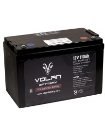Resim Volan Battery 12 Volt 110 Ah (Amper) Kuru Akü 