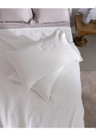 Resim Madame Coco Feolette Çift Kişilik Yatak Örtüsü - Beyaz 8684427145296 Beyaz 