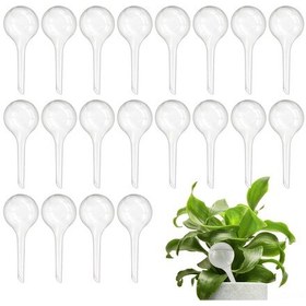 Resim Hfambition 20 Adet Transparan Mini Bitki Sulama Topu - Pvc Materyal, Otomatik Sulama, Ev Ve Bahçe Saksı Bitkileri İçin 