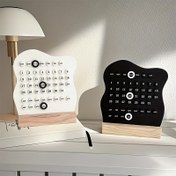 Resim 1 adet/Ahşap DIY Masaüstü Takvimi, Yaratıcı Ofis Masaüstü Dekorasyonu, Tatil Dekorasyon Takvimi, Yüksek Görünümlü Takvim, Günlük Planlama, Çalışma Hediyeleri ve Masaüstü Aksesuarları için Çok Uygun, Günlük Seyahat Planı, Okul Malzemeleri ve Okula Dönüş Sezonu için Uygun 