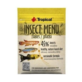 Resim Tropical Insect Menu Larva Proteinli Pul Balık Yemi 12 Gr 