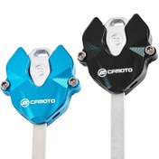 Resim CFMOTO için 450MT 700MT 800MT MT800 450 MT CLX700 700 clx 250SR 450SR SR250 Motosiklet Aksesuarları CNC Alüminyum Anahtar Kılıfı Anahtar Kapak Anahtarlık 