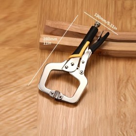 Resim Willowhaven 11 İnç Geniş Ağız C Tipi Mengene Pense Sanayi Tipi Sıkma Aleti Ahşap Kaynak 