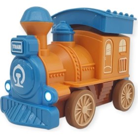 Resim Oyuncak Tren Işıklı Sesli Bas Gitsin 14CM - Mavi - 8068A 