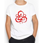 Resim Coheed and Cambria Logo Beyaz Çocuk Tişört Beyaz 