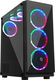 Resim FRISBY FC-9420G 600W+80 USB 3.0 4x RGB FAN GAMING KASA Frisby