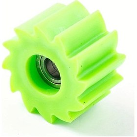Resim Cloudstore Yeşil 10mm Motor Zincir Rulolu Gerdirme Dişlisi Yamaha Honda Kawasaki Suzuki Off-road 