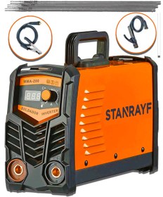 Resim stanrayf Alman 200 Amp Çift Kart Soğutuculu Yeni Nesil Dijital Göstergeli Inverter Kaynak Makinesi 