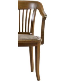 Resim Bengimobilya Sandalye Zus135 Atmaca Tam Kolçak Kafes Model Kayın Retro Bambu 