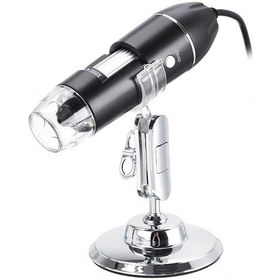 Resim Hangfox 1600x Büyütme Kapasitesi İle Abs Malzeme Mikroskop, 8 Led Işık Ve Ayar Özelliği, Desteğiyle Tam Set 