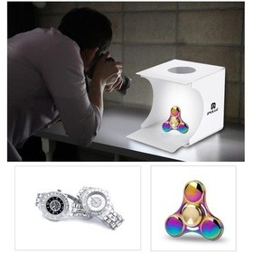 Resim Lightbox Mini Katlanır Taşınabilir Led Işıklı Fotoğraf Stüdyosu 