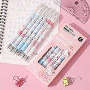 Resim 6 Sevimli KT Kedi Tık Kalemleri - Hızlı Kuruyan Silinebilir Jel Kalemler - Karikatür Tasarımı Öğretim ve Sınavlar İçin Uygun - Öğrenciler ve Genç Zihinler İçin Pürüzsüz Bir Yazma Deneyimi Sağlar. 