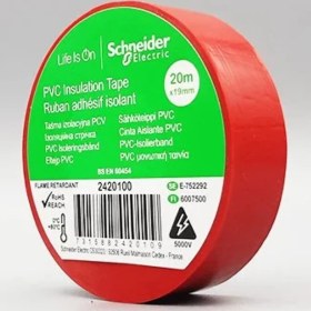 Resim Schneider 50 Adet Schneider Izole Bant Kırmızı (20 Metre) 