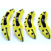 Resim Bmw Uyumlu Yedek Parça Logolu Kaliper Kapağı Sarı 4 Parça 