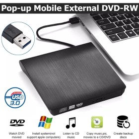 Resim Alfasis Harici DVD Rw USB 3.0 CD DVD Yazıcı Okuyucu 