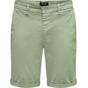 Resim Only & Sons Onspeter Reg Twill 4481 Shorts Noos Erkek Şort-26441 - M Yeşil 