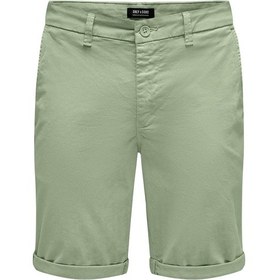 Resim Only & Sons Onspeter Reg Twill 4481 Shorts Noos Erkek Şort-26441 - M Yeşil 