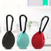 Resim AirTags Takipçisi için Dayanıklı Silikon Kılıf - Şok Geçirmez, Çizik Geçirmez Anahtarlık saç tokası ile Mükemmel Uyum - Apple AirTags, Köpek Kolye Aksesuarları için|Sleek Silikon Kılıf|Dayanıklı Silikon Malzeme 