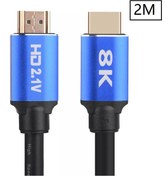 Resim Alfais 5095 8K Ultra HD 2.1V 48Gbps Altın Kaplama Hdmi Kablo UHD 2 M 