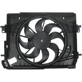 Resim Renault Symbol 13/21 Radyatör Fan Davlumbazı Komple 1.5 Dci 0.9/1.2 Motorlu 8 Kanat Oris 