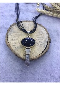 Resim Oniks Taşlı Gümüş Set 925 Ayar Taş (512167420) 