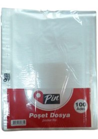 Resim Poşet Dosya 1 Paket 100 Lü Opin Föy Dosya 1 Paket 