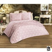 Resim Cotton House Dora Tek Kişilik Lavanta Yatak Örtüsü 