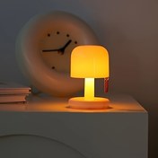 Resim Mini Gece Lambası Günbatımı Gradyan Parlaklığı Yumuşak Aydınlatmalı Kamp Masası Dekoratif Masa Lambası 