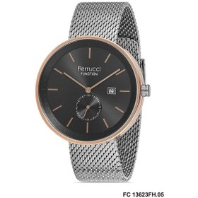 Resim Ferrucci Fc8013 Çelik Fonksiyonları Aktif Silver Erkek Kol Saat 