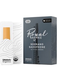Resim D'addario Rhkp10ssx250 Frederick Hemke Soprano Saksafon Kamışı No: 2.5 Profesyonel - 10'lu Paket Kısa Vamp Ve Fransız Kesim Filed , Koyu Ve Zengin Tını 
